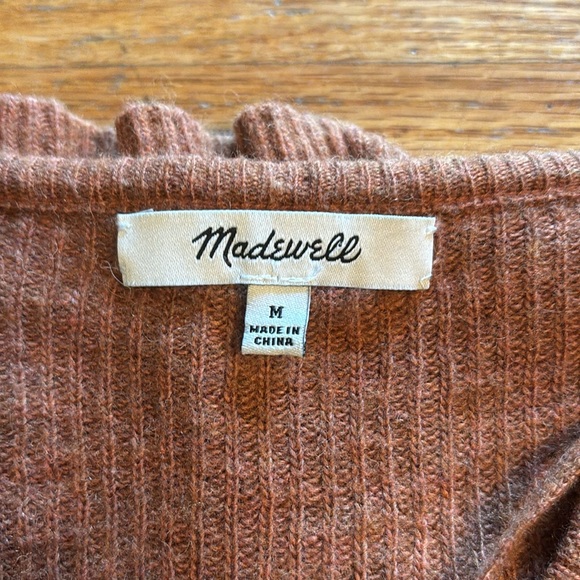 Burnt Orange Madewell Sweater - Picture 3 of 7